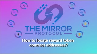 How to Locate the Mirror Protocol Reward Tokens