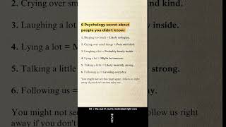 "Small habits reveal big truths 👁 #Psychology #SelfHelp #Mindset #PersonalGrowth #LifeLessons