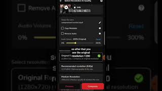 How to Compress Video without Losing Quality #shorts #videocompression