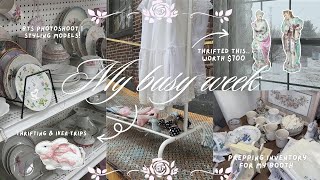 A Busy Week With Me: Thrifting, Photoshoots, Booth Prep & IKEA Runs