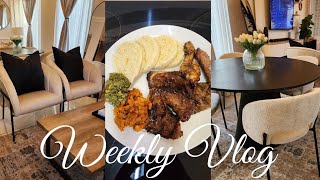 Vlog: New dining room chairs | New occasional chairs | Cleaning | Cooking | Clothing haul | Grocery