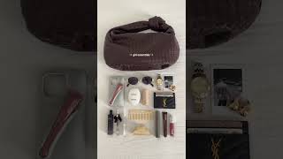 Brown Aesthetic Bag Essentials | Girly Things & Polaroid Vibes #fok