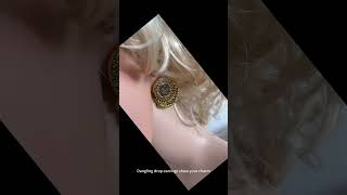 traditional indian jhumka jewerly set for women #wedding #indianearrings #indianjewelry