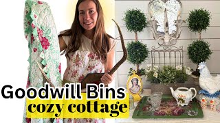 Goodwill Bins to Cozy Cottage: Budget-Friendly Makeover and styled - reselling for profit