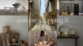 Our house my playground | Styling our THRIFTED finds | BROCANTE with us Lectoure, France