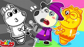 Lucy Mixes Colors Wrong! 🎨 Funny Learning Songs 🎶 Stories for Toddlers