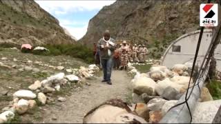ITBP HIM VEER RAKSHAK  INDIA CHINA BORDER DANGEROUS POST AT 14000 FT HEIGHT SANDESH NEWS
