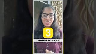 Best Platforms to Find Jobs|Job Search|Websites to Find Jobs #short  #job #jobs #shorts #shortvideo