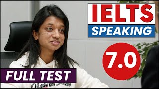 IELTS Speaking Test Band 7.0 Mock Test | Indian Student