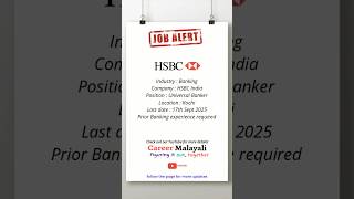 Banking Job Alerts 🚨 - Career Progression : Watch the full video #KeralaJobs  #BankingCareers