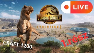 Jurassic World Evolution 2 LIVE 1.rész