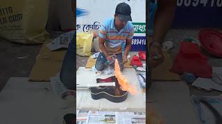 Street Artist Upgrades Guitar #bangladesh