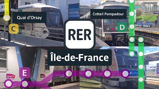 LES 5 LIGNES DU RER D'ÎLE-DE-FRANCE [version courte] - 500 abonnés