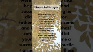 Financial Prayer from Genesis 39:2 #kingdom #moneymindset