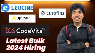 TCS, Wipro, Accenture BulkHiring | 2019 - 2025 Batch | Latest Job Vacancy for Freshers 2024-2025