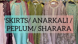 WINTER WEDDING COLLECTION #skirts #peplum #anarkali #sharara #weddingcollection #wedding #shopping