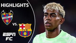 WILD FINISH 👀 Levante vs. Barcelona | LALIGA Highlights | ESPN FC
