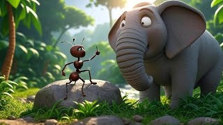 घमंडी हाथी और चालाक चींटी |Small Ant, Big Lesson for Elephant | Infimindcartoons| hindi kahaniya 