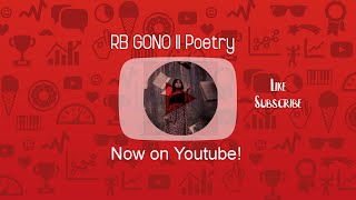 INTRO: RB GONO || POETRY AND BOOKTUBE