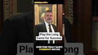 Success doesn't happen overnight. It's a boring grind.  Play the long game.