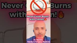 🔥 Never Cover Burns with Cotton! | Burn First Aid Mistake | ProHealthConsults #shorts