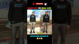 Game Life Vs Real Life Indian Bikes Driving 3d 🤯😱 #gamingshorts #shorts #viralshort #ibd3d