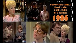 Coronation Street - March 1986