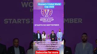 "🏏 Women's Cricket World Cup 2025: India Host Epic Sporting Action! 🇮🇳🥇" #shorts #viral #cricket