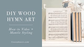 It Is Well Home Decor, DIY Christian Home Decor With Hymns