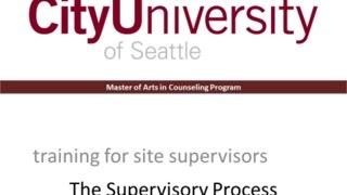 CityU MAC Site Supervisor Training
