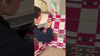 Retro Chair #Upholstery Flip #diyfurniture #retrofurniture #furnitureflip #craft #diyfurniture