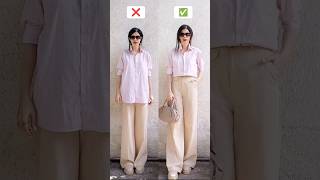 ❌️fashion hack❌️ viral crop shirt hack👚 #shorts #fashionhacks #stylehacks #fashion #outfit