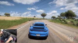 Porsche 911 GT3 Manual Cruise - Forza Horizon 5 Gameplay w/ Wheel + Shifter