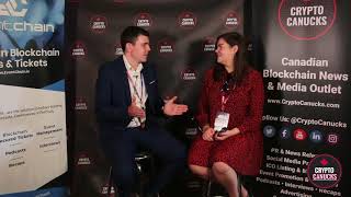 Lucia Gallardo, Founder of Emerge @ Blockchain Futurist Conference Toronto