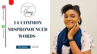 Common mispronounced English words