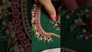 Jilebi necklace #kasvi #threedaughters #jewellery #jilebi #jilebinecklace #thenightingaletales #hcu