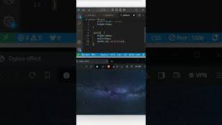 Glass Effect In CSS Tutorial! #csstutorial #csseffect