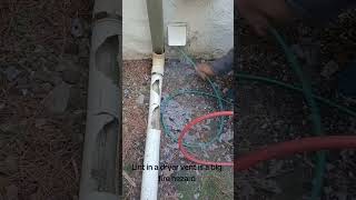 Getting a dryer vent clean is very important. #airductcleaning #hvaccleaning #ductcleaning