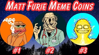 Low cap Matt Furie meme coins on ETH