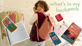 WHATS IN MY BACKPACK! backpack tour and back to school supplies haul 💌📚