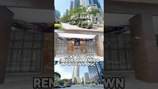 RENT TO OWN CONDO IN UPTOWN ARTS RESIDENCE - 3 BEDROOM #uptownartsresidence #renttoowncondo #BGC