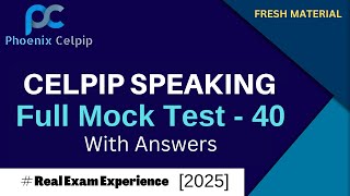 CELPIP スピーキングテスト 40 | 解答付きフルテスト（2025年版）
