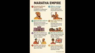 "⚔️ The Rise & Fall of the  Maratha Empire | Shivaji Maharaj to Peshwas | History in 20 Seconds 🇮🇳🔥"