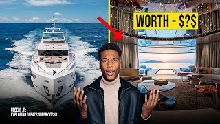 12 Hours Riding Dubai's Most Luxurious Superyacht | Uebert Jr