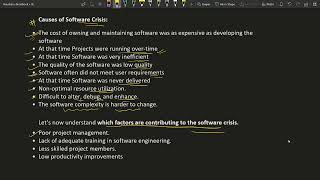 SE - Software Crisis | Its causes & Solution | Aktu | Software Engineering