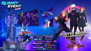 BUNNY BUNDLE RETURN EVENT, JUJUTSU KAISEN FF, FF NEW EVENT, FREE FIRE NEW EVENT, NEW EVENT FREE FIRE