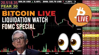 [Archived] Bitcoin Pre FOMC Liquidation Watch Livestream