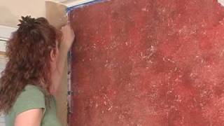 How-to paint faux Bricks wall technique.