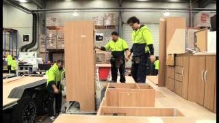 Jayco behind the scenes- interior assembly