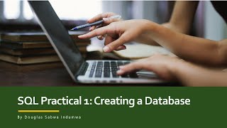 Creating a Database - Doxabits Learning